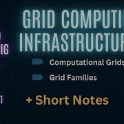 Grid Computing Infrastructures Computational Grids Grid Families CC 21