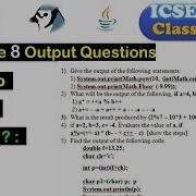 Java Output Questions Related To If Else Statement Switch Statement And Ternary Operator