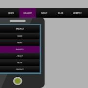 Responsive Navigation Menus With Hover Effect HTML And CSS