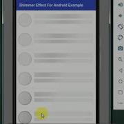 Shimmer Effect For Android Recyclerview Demo