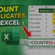 Count Duplicates In Excel Using COUNTIF Step By Step Beginner Guide