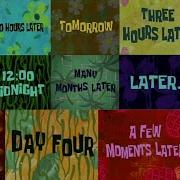 SpongeBob TIME CARDS Best Transition