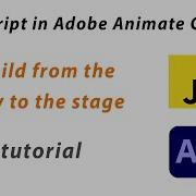 JavaScript In Adobe Animate CC 2022 AddChild From The Library To The Stage SHORT TUTORIAL HTML5