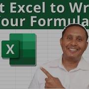 Get Excel To Write Your Formulas For You