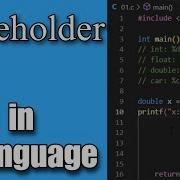 Placeholders In C Language Quick And Easy