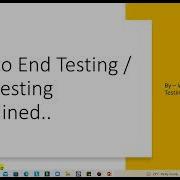 End To End Testing E2E Testing Explained Important Interview Question Software Testing