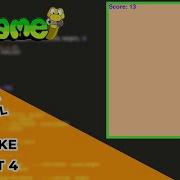 PyGame Snake Beginner Tutorial In Python PART 4 COLLISION DETECTION