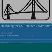CA Datacom Application Tuning Part 1