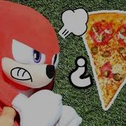 Sonic Plush Knuckles Pizza Problem