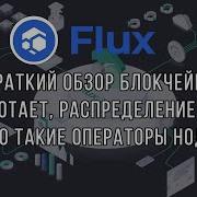 FLUX Краткий обзор блокчейна Как работает Распределение наград Что такое операторы Flux Node