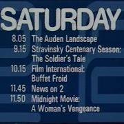 BBC2 Continuity 27th February 1982