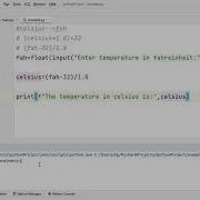 Python Program To Convert Temperature From Celsius To Fahrenheit Python Temperature Conversion