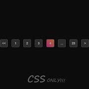 Responsive Glassmorphism Pagination HTML CSS