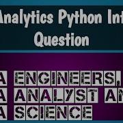 Tiger Analytics Python Interview Questions And Answers Dsa For Data Engineer Dsa For Data Science