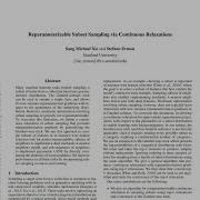 0002 Reparameteizable Subset Sampling Via Continuous Relaxations
