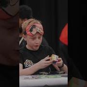 Fastest Time To Solve A 3x3x3 Puzzle Cube Blindfolded 12 10 Seconds By Charlie Eggins