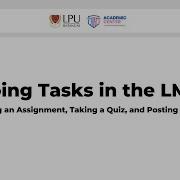 How To Submit An Assignment Take A Quiz And Post In A Forum In The LMS Quick Student Guide