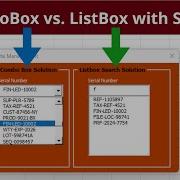 ComboBox Vs ListBox With Search The Better Excel UserForm Solution