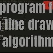 C Program For Dda Line Drawing Algorithm Computer Graphics In C