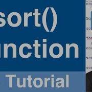 Функция стандартной библиотеки Sort Учебник по C