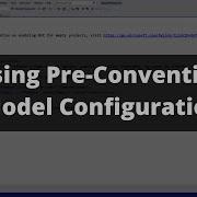 Entity Framework Core 6 Pre Convention Model Configuration NEW