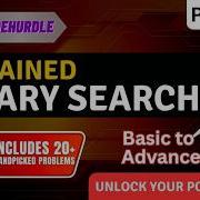 Complete Binary Search Playlist 800 1900 Rating Roadmap Codeforces Problem Solving