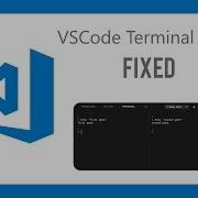 VSCode Terminal Issue Fix