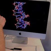 Molecular Modeling Using Leap Motion