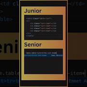 Junior Vs Senior Dev Table In HTML Coding Html Javascript