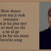 Jimin Slow Dance Easy Lyrics Ft Sofia Carson
