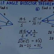 Triangle Angle Bisector Theorem Finding X Y S And Lengths Explain In Detailed
