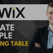 How To Create A Simple Pricing Table In Wix Easy Guide 2025