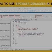 Browser Debugger JavaScript Debugging Lightning Development