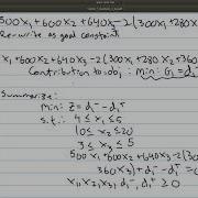Goal Programming Production Example 2 LibreOffice Calc