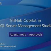 GitHub Copilot в SSMS подтверждение использования инструментов в режиме агента предварительная