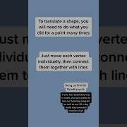 Translations Of Shapes In 7 SECONDS