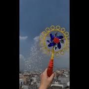 Windmill Bubble Machine Douyin Hot Sale Children S Bubble Water Filler Kids Toy