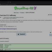 Exercise 5 3 ToBinary Java Tutorial Practice It