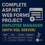 Part3 Employee Add Form Save To SQL Server