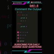 DAY 05 Python Quiz Question Daily Quiz Challenge Ampire