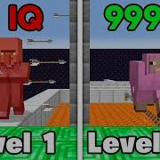 Testing Minecraft Mob IQ From Level 1 To Level 100