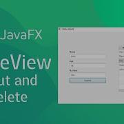 JavaFX And Scene Builder Adding And Deleting TableView Rows
