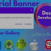 Banner Flutter Gallery Flutter Banner Widget Material Banner Class In Flutter