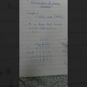 BINARY MULTIPLICATION PART 2