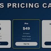 Pricing Card With HTML CSS Flexbox Tutorial For A Real Client