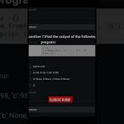 Python Quiz Python Shortsfeed Shortfeed Shorts Short Pythontutorial Quize Learnpython Video
