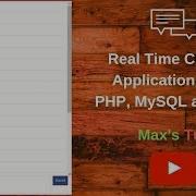 Create A Real Time Chatting Application With PHP MySQL And Ajax Max S Tube