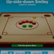 Disc Pool School Level 34 Up Side Down Smiley