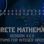 4 2 2 Discrete Math Algorithms For Integer Operations