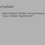 AppleScript Crashkurs Tutorial Pfade In AppleScript Verwenden Video2brain Com